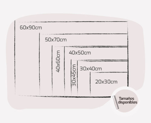 Plantilla lienzos para varios tamaños